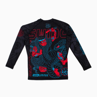 Rashguard Half Sumo Black Mamba Neon długi rękaw 