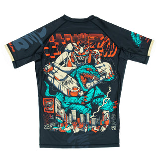 Rashguard Half Sumo Kaiju kontra mecha 