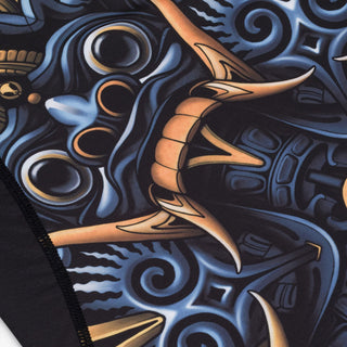 Rashguard Manto Barong z krótkim rękawem Czarny 