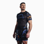 Rashguard Manto Barong z krótkim rękawem Czarny 