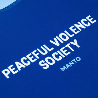 Rashguard Manto Gym 3.0 krótki rękaw Niebieski 