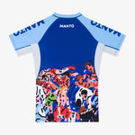 Rashguard Manto Gym 3.0 krótki rękaw Niebieski 