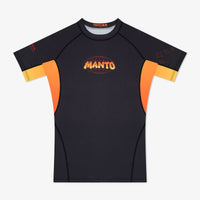 Rashguard Manto Warszawa Do Tokio krótki rękaw Czarny 