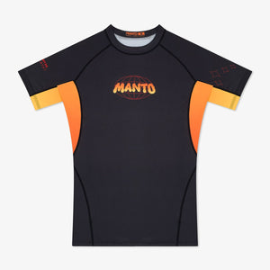 Rashguard Manto Warszawa Do Tokio krótki rękaw Czarny 