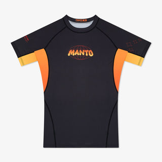 Rashguard Manto Warszawa Do Tokio krótki rękaw Czarny 