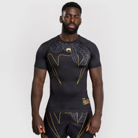 Rashguard Venum Serpenti krótki rękaw Czarny 