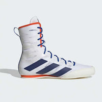 Buty Bokserskie Adidas Box Hog 4 Biało-niebieski 