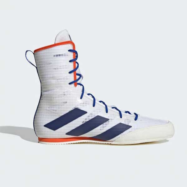 Buty Bokserskie Adidas Box Hog 4 Biało-niebieski 