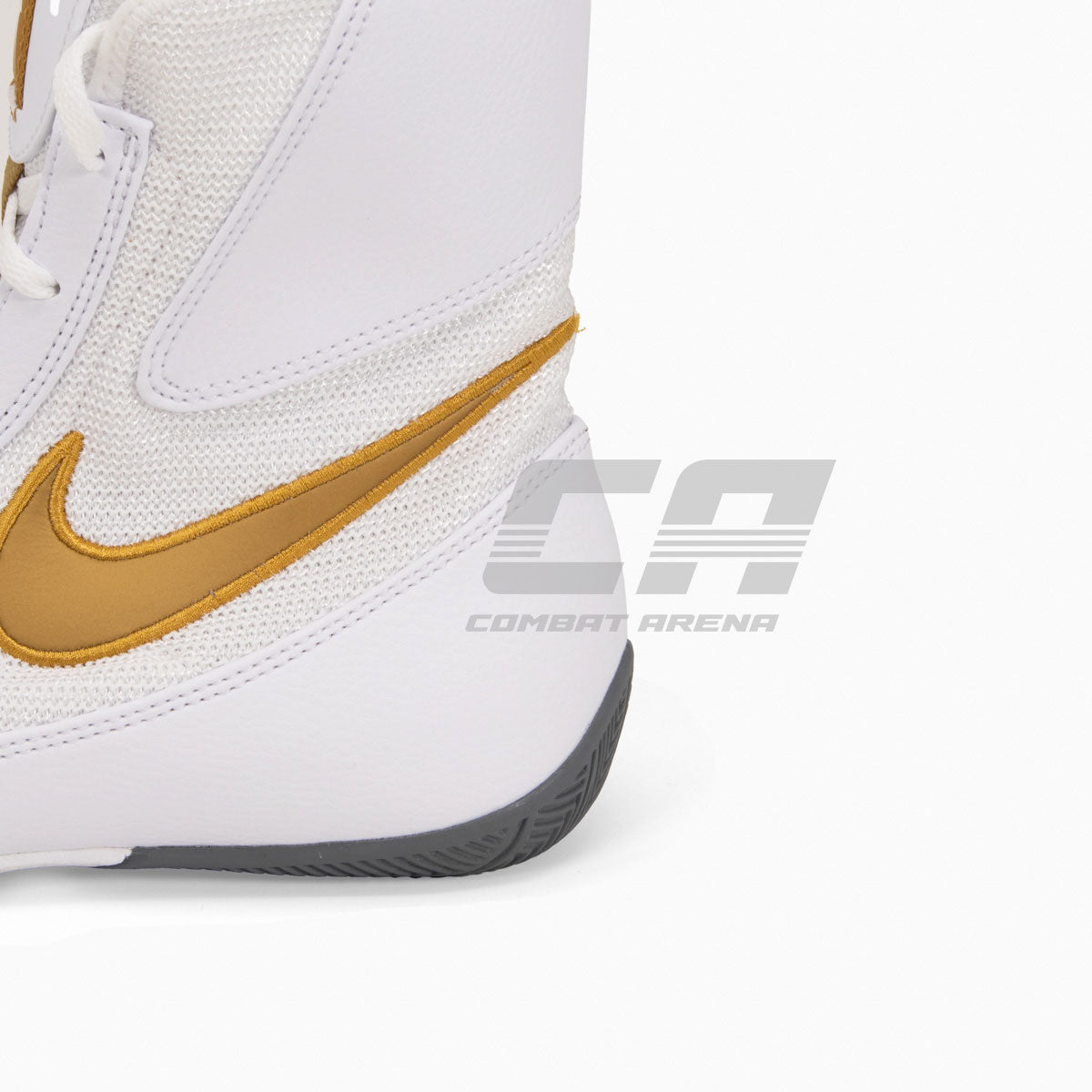 Buty Bokserskie Nike Machomai Biało-Złoty – Combat Arena