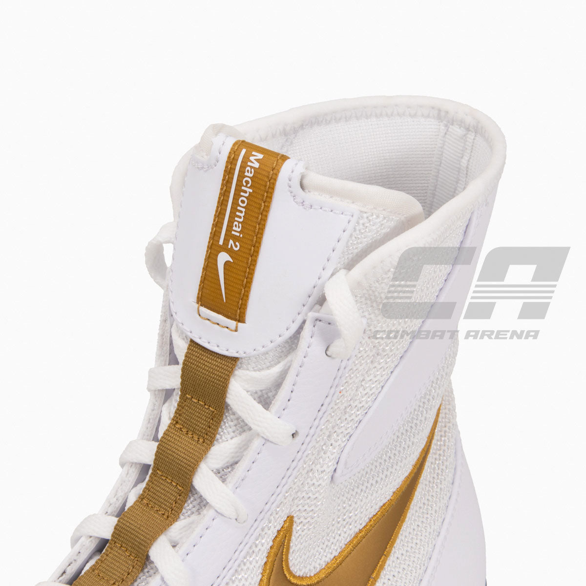Buty Bokserskie Nike Machomai Biało-Złoty – Combat Arena