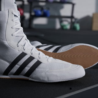 Buty Bokserskie Adidas Box Hog 2 Biało-czarny 