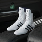 Buty Bokserskie Adidas Box Hog 2 Biało-czarny 