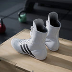 Buty Bokserskie Adidas Box Hog 2 Biało-czarny 