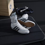Buty Bokserskie Adidas Box Hog 2 Biało-czarny 