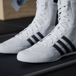 Buty Bokserskie Adidas Box Hog 2 Biało-czarny 