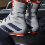 Buty Bokserskie Adidas Box Hog 4 Biało-niebieski 