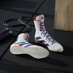 Buty Bokserskie Adidas Box Hog 4 Biało-niebieski 