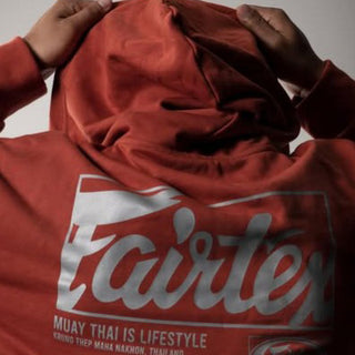 Bluza Fairtex FHS22 z kapturem Pomarańczowy 