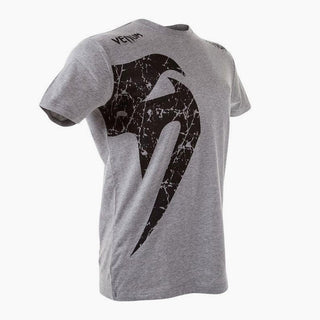 T-Shirt w Bawełna Venum Giant Szaro-Czarny 
