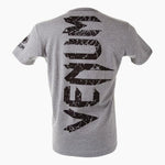 T-Shirt w Bawełna Venum Giant Szaro-Czarny 