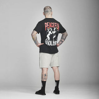 T-shirt Manto Angels Czarny-Combat Arena