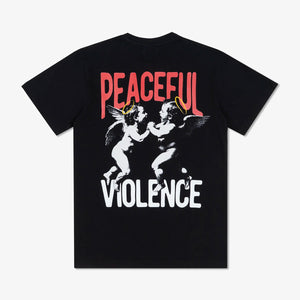 T-shirt Manto Angels Czarny-Combat Arena