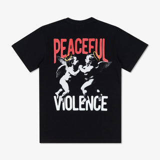 T-shirt Manto Angels Czarny-Combat Arena