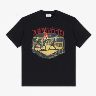 Koszulka T-shirt Manto Ghost Fighter Czarny-Combat Arena