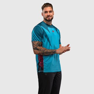 T-shirt Venum Attack 90 Dry Tech Turkusowy-Combat Arena