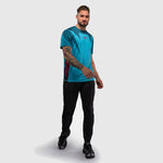 T-shirt Venum Attack 90 Dry Tech Turkusowy-Combat Arena