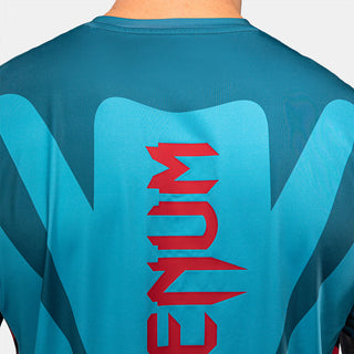 T-shirt Venum Attack 90 Dry Tech Turkusowy-Combat Arena