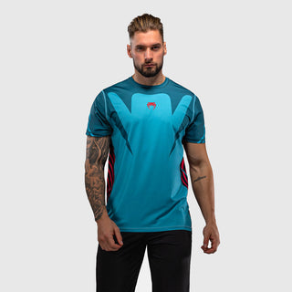 T-shirt Venum Attack 90 Dry Tech Turkusowy-Combat Arena