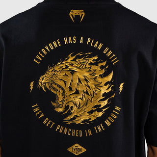 T-shirt Venum x Mike Tyson Tiger Nero-oro-Combat Arena
