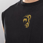 T-shirt smanicata Venum x Mike Tyson Tiger Nero-oro-Combat Arena