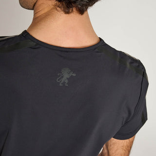 Techniczny T-shirt Leone Black Lion ABX310 Czarny-Combat Arena