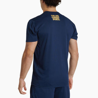 T-shirt tecnica Leone DNA ABX719 Blu-Combat Arena