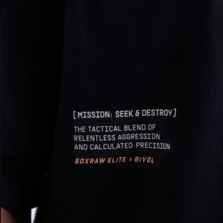 Koszulka Bivol x Boxraw Oversize Czarny