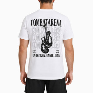 T-shirt Combat Arena Unbroken Biały 