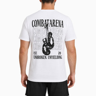 T-shirt Combat Arena Unbroken Biały 