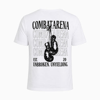 T-shirt Combat Arena Unbroken Biały 