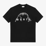 Koszulka T-shirt Manto Czarne Kości Nero 