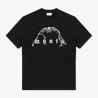 Koszulka T-shirt Manto Czarne Kości Nero 