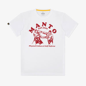 T-shirt Manto Boks Biały 
