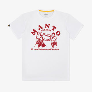 T-shirt Manto Boks Biały 