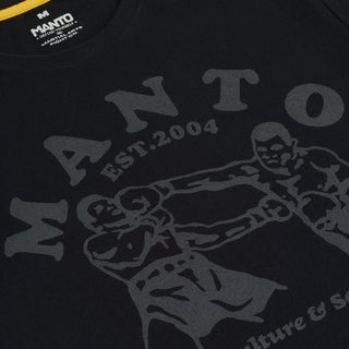 T-shirt Manto Boks Czarny 