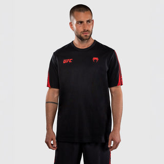T-shirt Venum UFC Fight Week Unity czarno-czerwony 