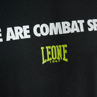 Techniczna koszulka Leone Logo Wacs ABX126 Czarny 