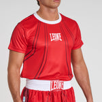 Techniczny T-shirt WAKO Leone AB994 Czerwony 