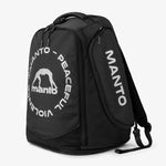 Plecak Manto CIRCLE Convertible XL Czarny-srebrny odblaskowy-Combat Arena