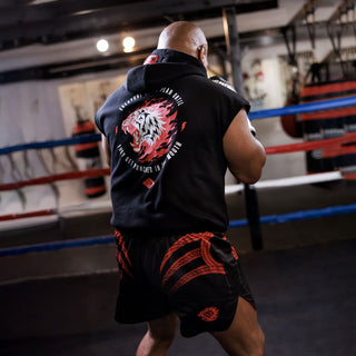 Kamizelka Venum x Mike Tyson Tiger z kapturem Czarna 